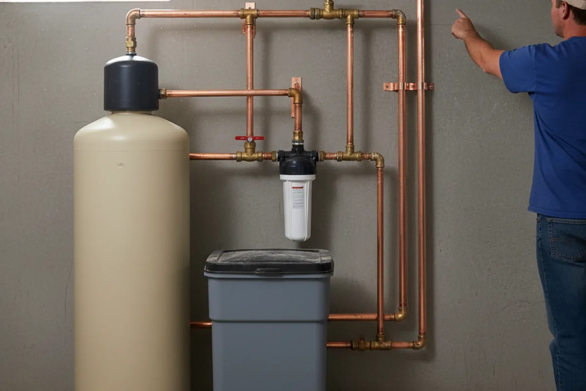 Whole-house water treatment system installed in Meacham